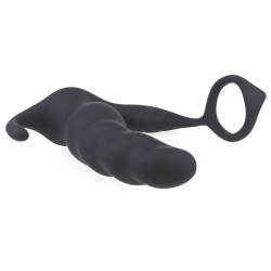 Generique Cockring et plug vibrant Knight 10 x 3.5cm